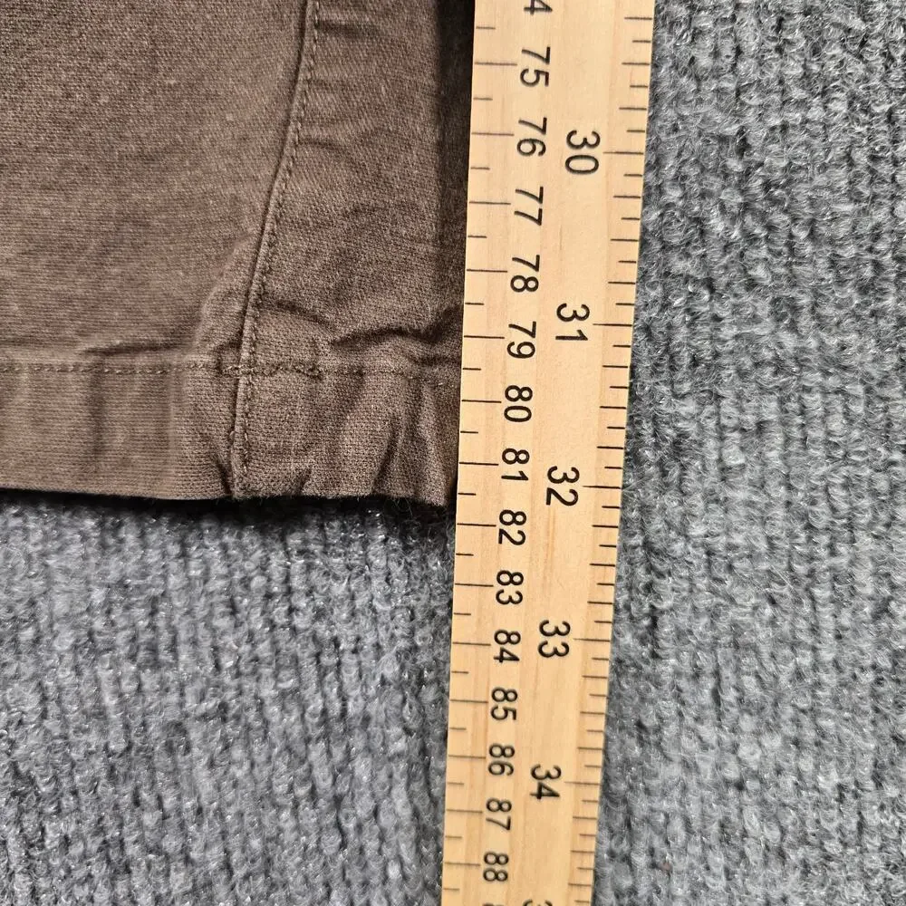 Free Fly Pants Mens 34x34 (34x32) Brown Cotton Bamboo Viscose Stretch 5 Pocket